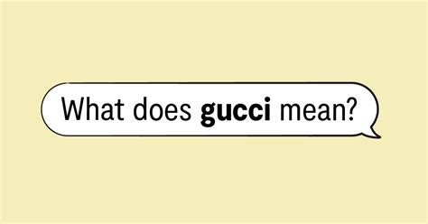 gucci guil|Gucci meaning.